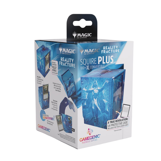 Deck Box: Magic: The Gathering - Reality Fracture Squire PLUS XL (100 ct) - Overwrite the Multiverse