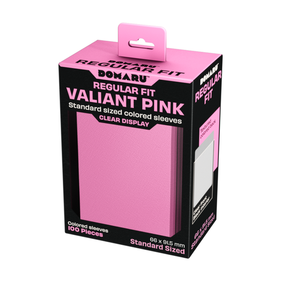 Gatherer's Tavern DOMARU Regular Fit Sleeves - Valiant Pink 100CT