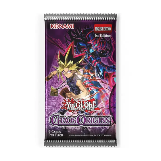 Yugioh - Chaos Origins Booster Pack - 1st Edition