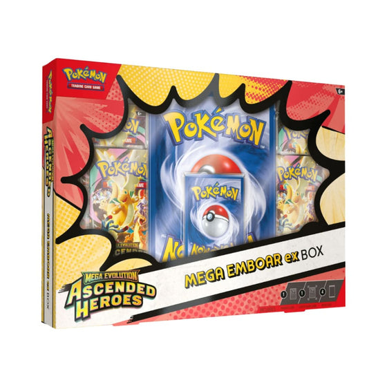 Pokemon Ascended Heroes Mega ex Boxes - Emboar Ex