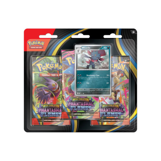 Pokemon - Mega Evolution - Phantasmal Flames - 3 Pack