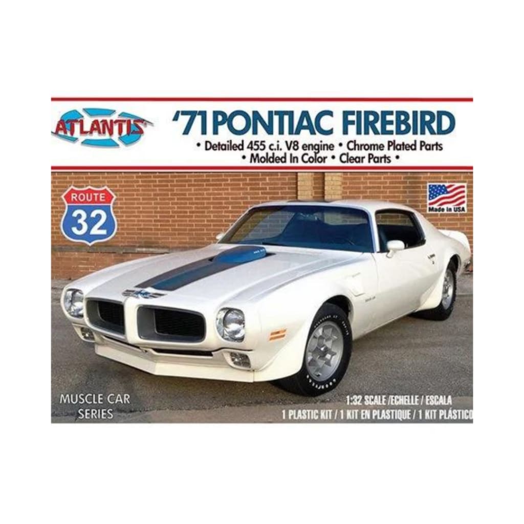 1971 Pontiac Firebird 1:32 Scale Plastic Model Kit
