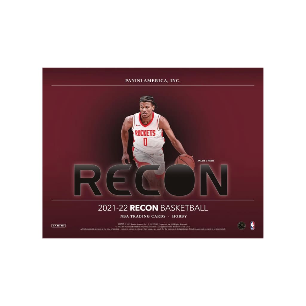 2021/22 Panini Recon Basketball Hobby Box