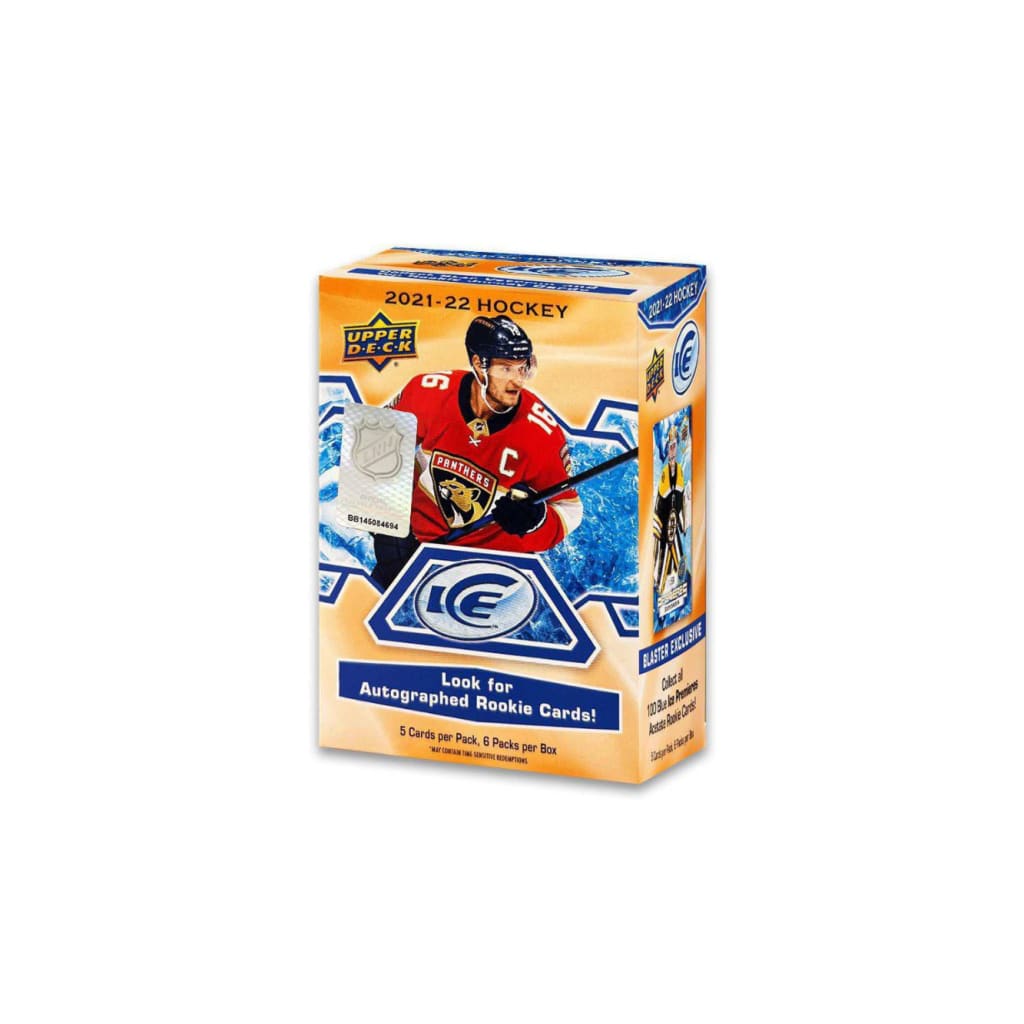 2021-22 Upper Deck NHL Ice Hockey Trading Card Blaster Box