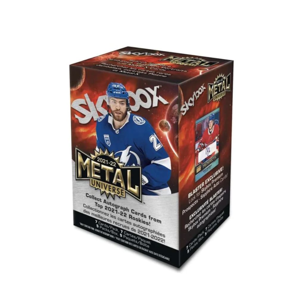 2021-22 Upper Deck Skybox Metal Universe Hockey Blaster Box