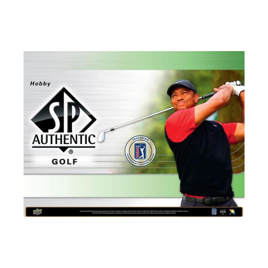 2021 Upper Deck SP Authentic Golf Hobby Box