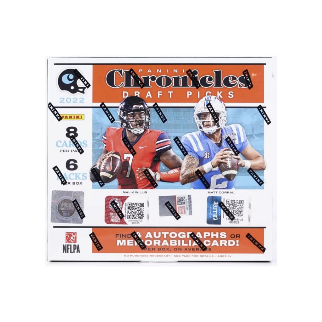 2022 Panini Chronicles Draft Picks Football Hobby Box