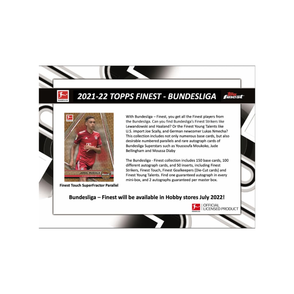 2022 Topps Bundesliga Finest Soccer