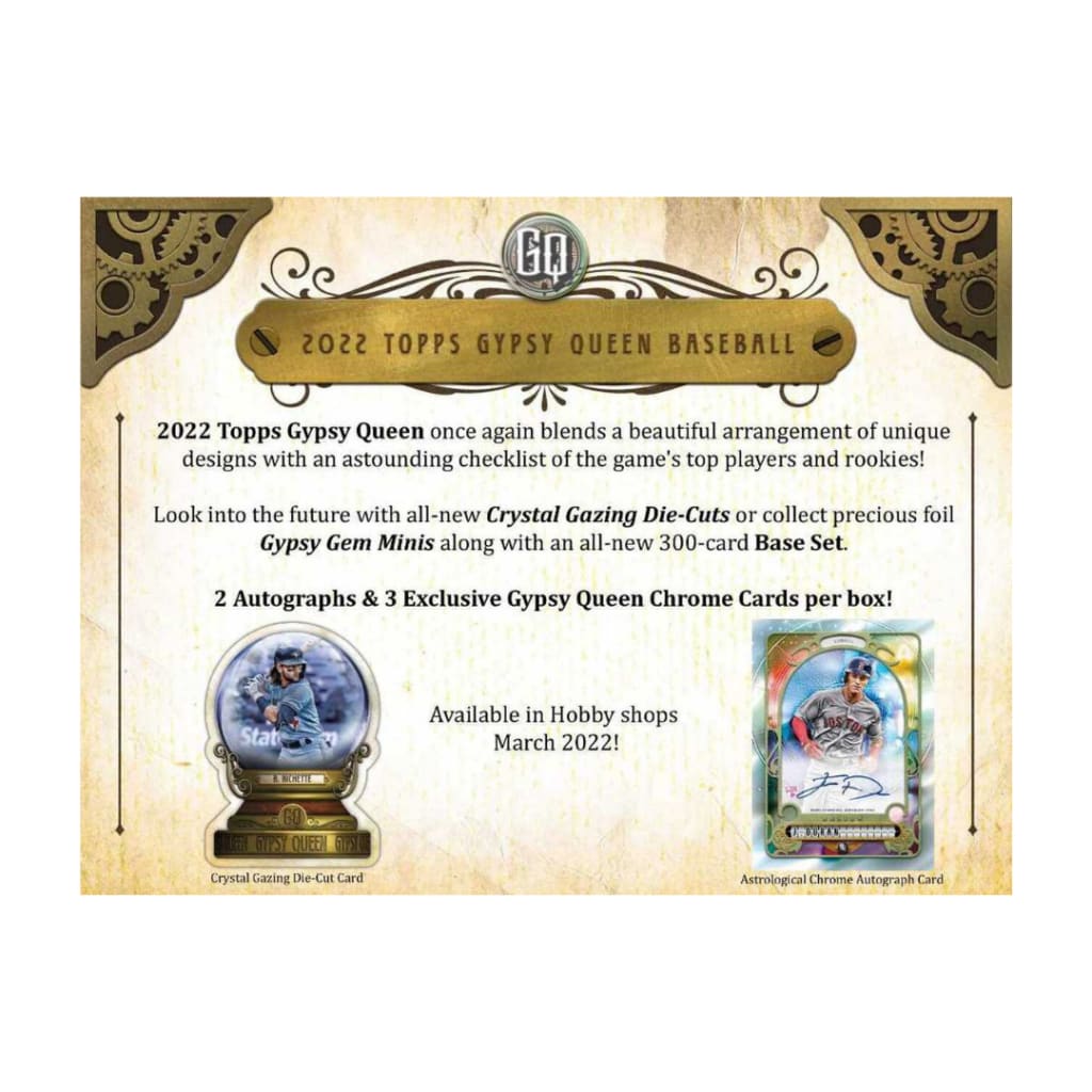 2022 TOPPS GYPSY QUEEN BASEBALL HOBBY BOX