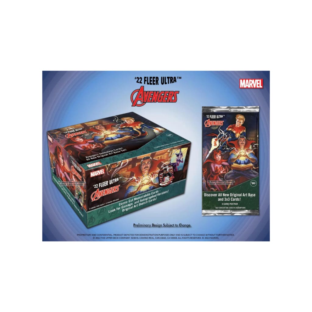 2022 Upper Deck Fleer Ultra Marvel Avengers Hobby Box