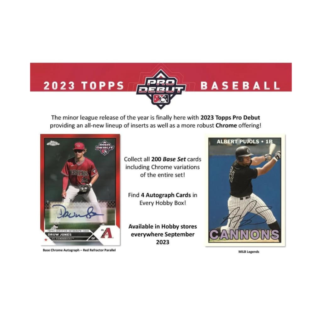 2023 Topps Pro Debut Baseball Hobby Box