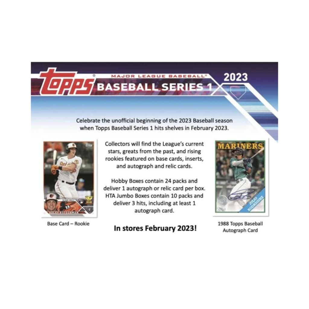 2023 Topps Series 1 Baseball Hobby Box