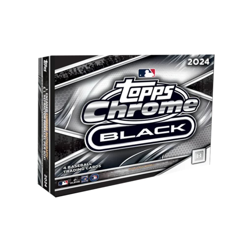 2024 Topps Chrome Black Baseball Hobby Box