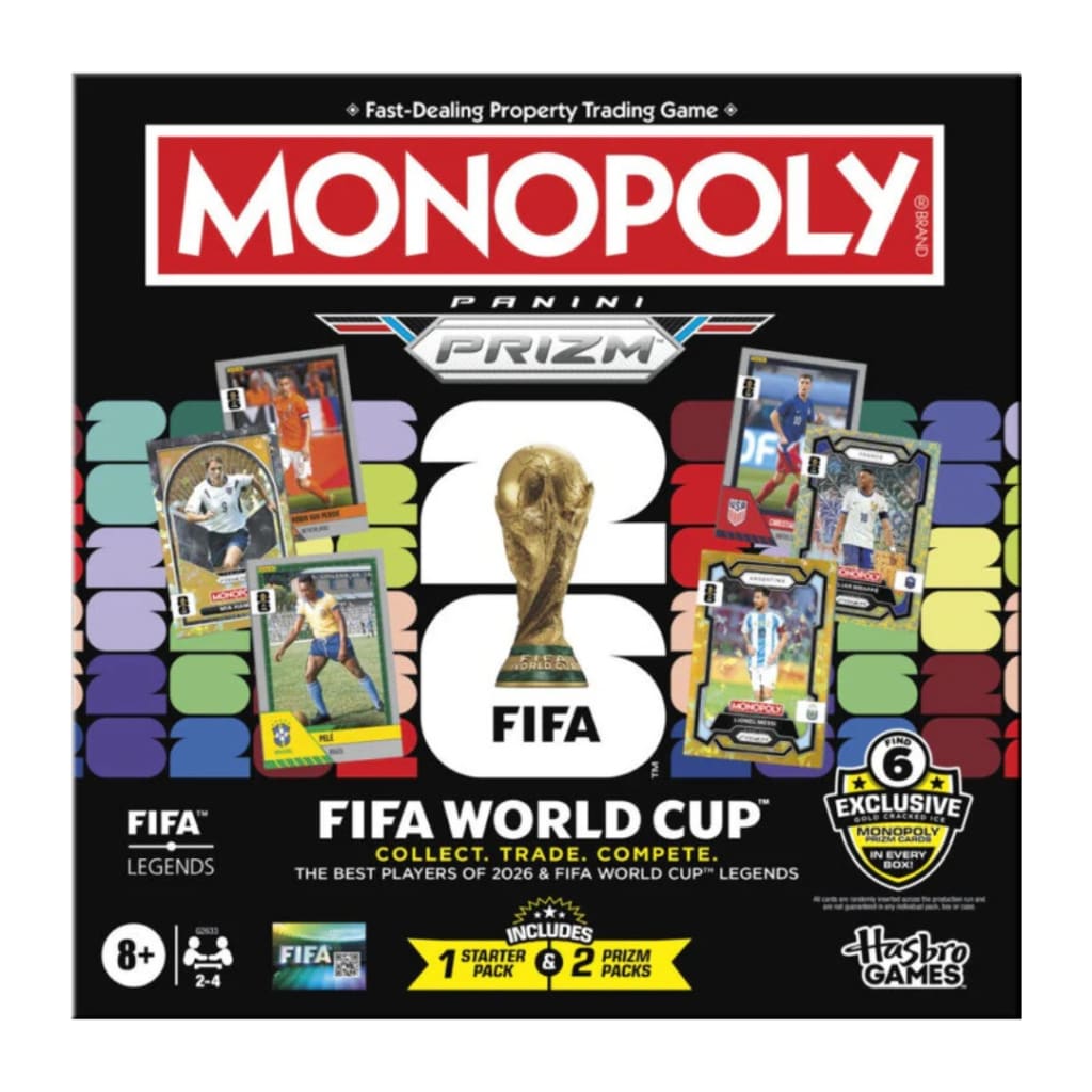 2026 Panini Prizm Monopoly FIFA World Cup Soccer Board Game