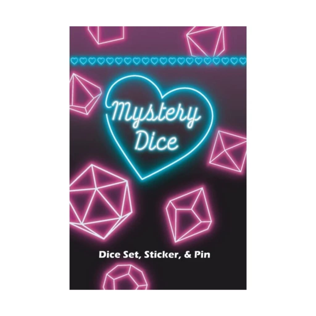 7-Piece Mystery RPG Dice Set - Sweetheart
