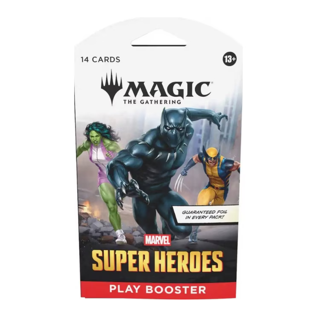 Magic: The Gathering Marvel Super Heroes Play Booster Sleeved Pack