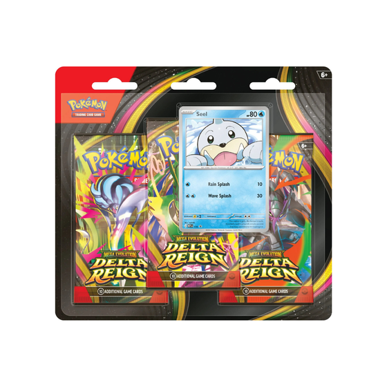 Pokemon TCG Mega Set 6 Delta Reign 3 Pack Blister (Pre Order)
