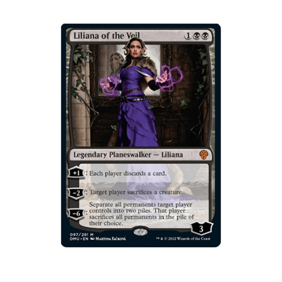 MTG - Fleece Throw Blanket - 45"X60" Liliana of The veil