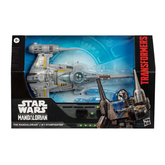 Star Wars / Transformers The Mandalorian / N-1 Starfighter Action Figure