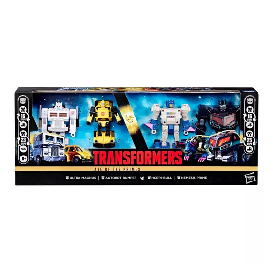 Transformers Age Of The Primes 6 Inch Action Figure 4-Pack Exclusive - (Ultra Magnus - Bumper - Horri-Bull - Nemesis Prime)