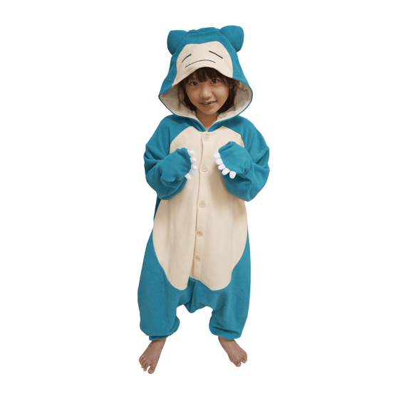 Pokemon Snorlax Kids Kigurumi