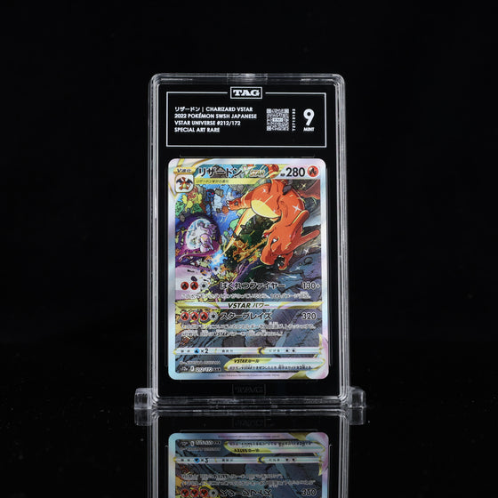 CHARIZARD VSTAR 2022 POKÉMON SWORD & SHIELD JAPANESE #212/172 VSTAR UNIVERSE SPECIAL ART RARE TAG 9