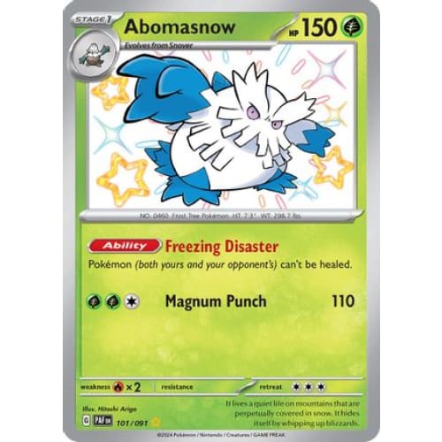 Abomasnow (101) Shiny Rare Holofoil - Single