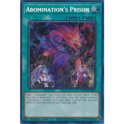 Abomination’s Prison (Secret Rare) - RA02-EN064 Secret Rare