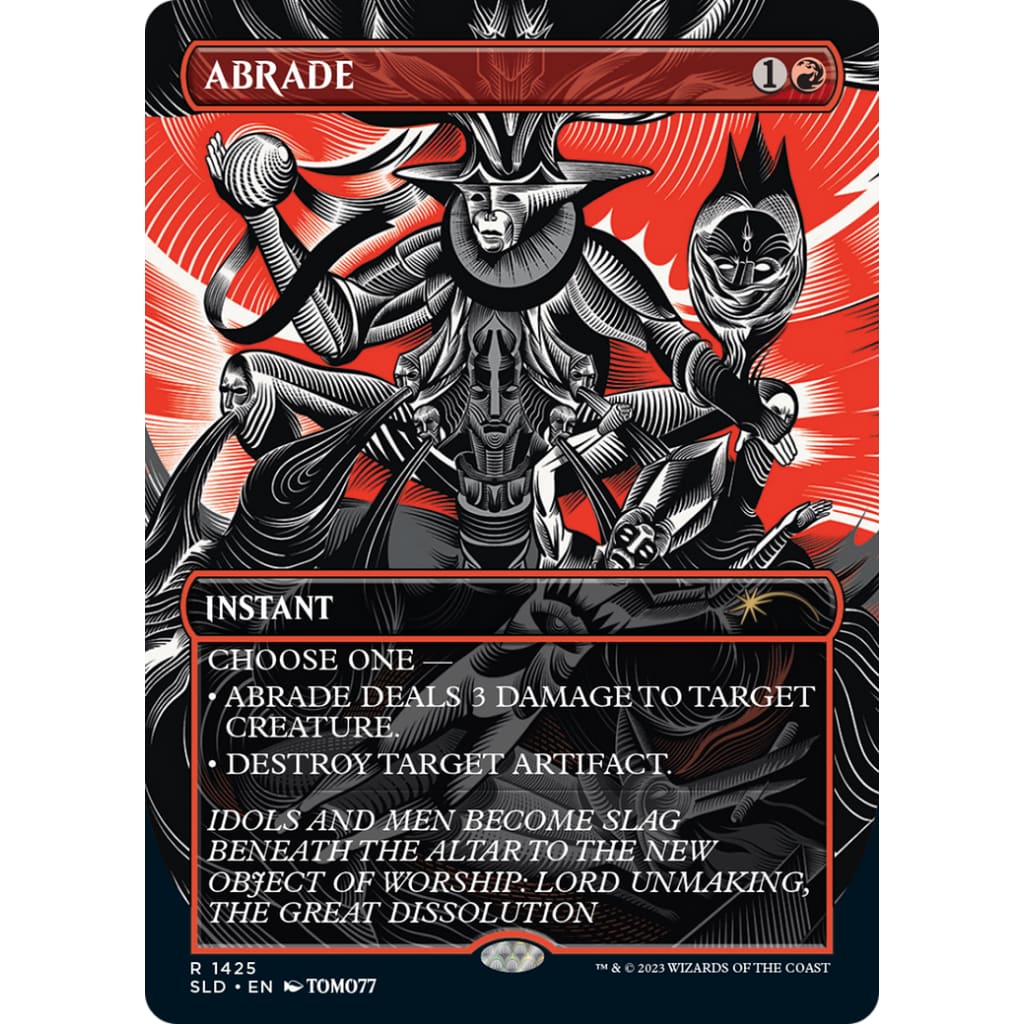 Abrade (SLD-1425): (Full Art) - MTG Single