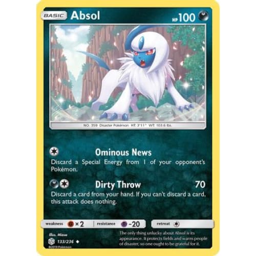 Absol (133/236) Uncommon - Single