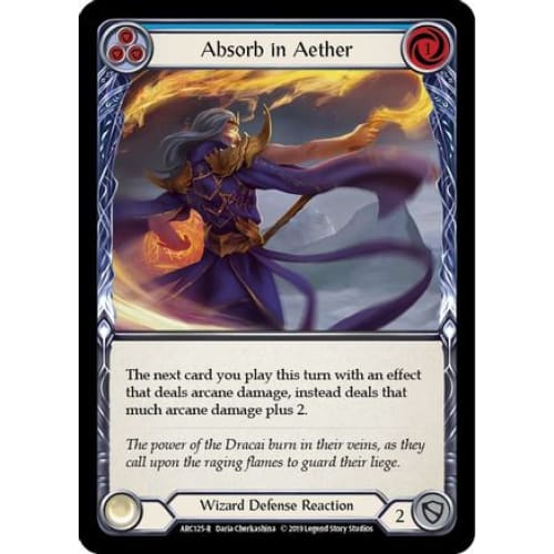 Absorb in Aether (Blue) (ARCANE RISING) 1st Edition Rainbow