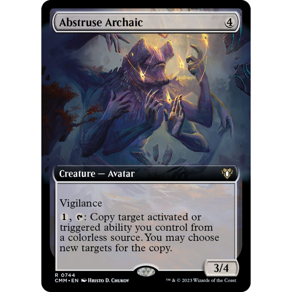 Abstruse Archaic (CMM-744): (Extended Art) - MTG Single