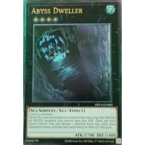 Abyss Dweller (OP13-EN002) Ultimate Rare Unlimited - Single