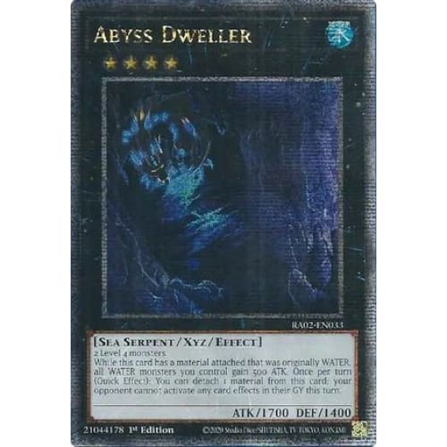 Abyss Dweller (Quarter Century Secret Rare) - RA02-EN033