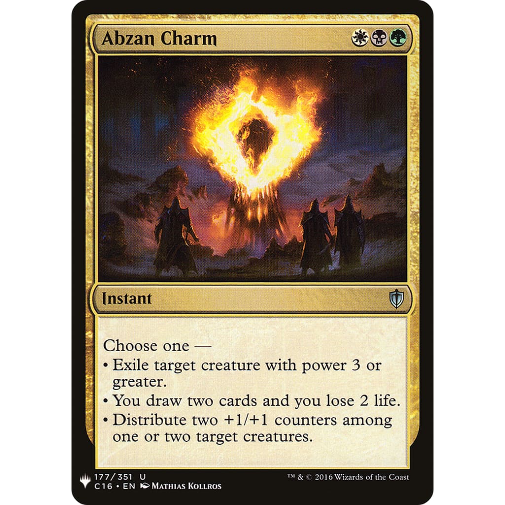 Abzan Charm (PLST-C16-177) - MTG Single