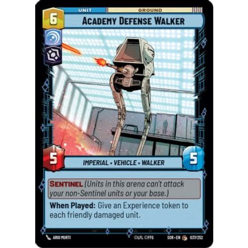 Academy Defense Walker (037/252) - Spark of Rebellion Foil