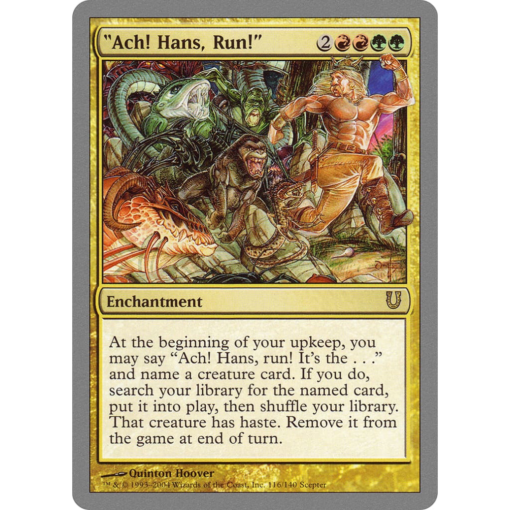 ’Ach! Hans Run!’ (UNH-116) Foil - MTG Single