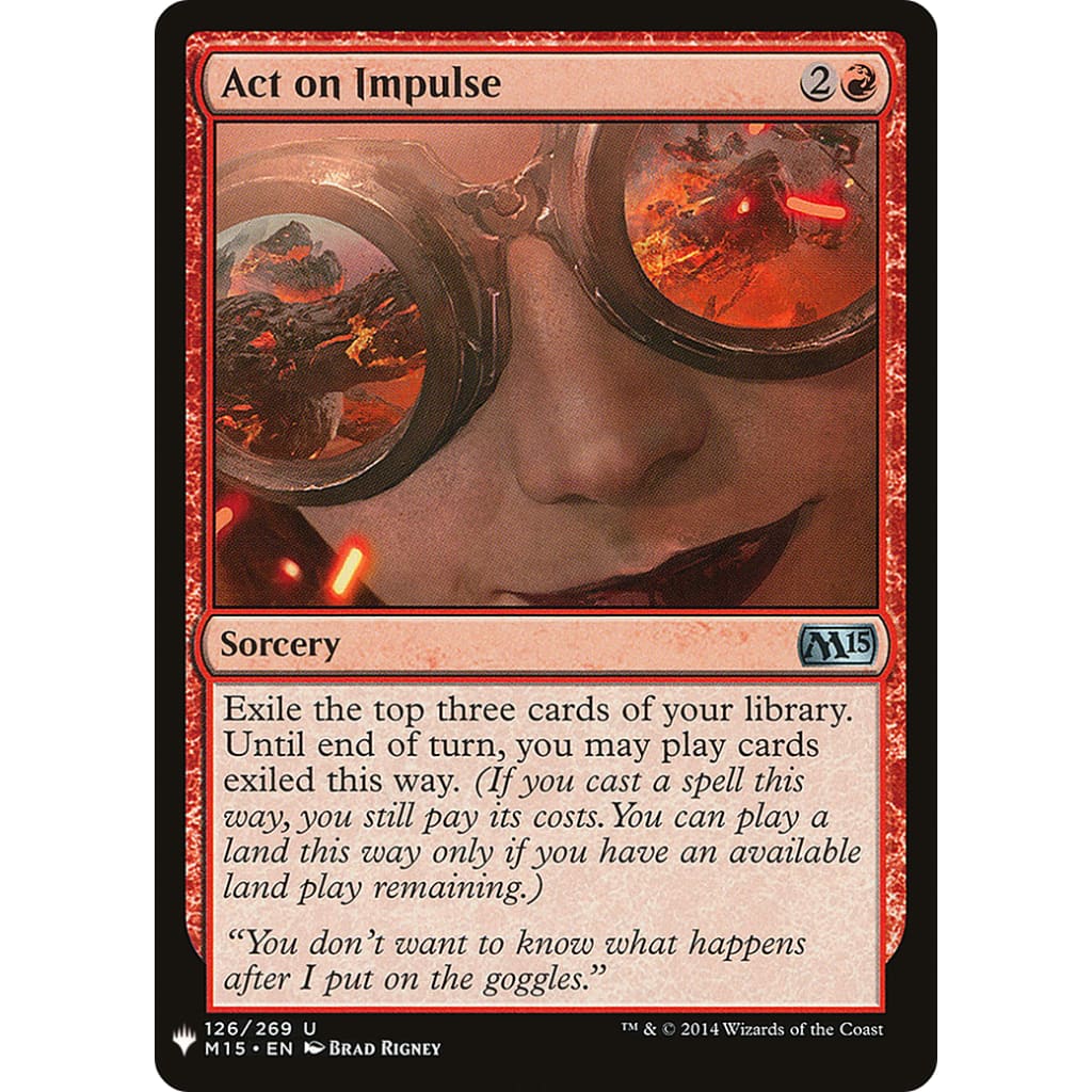 Act on Impulse (PLST-M15-126) - Single