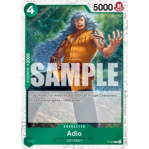 Adio (Pirate Foil) P-078 PR Premium Booster -The Best- Vol.
