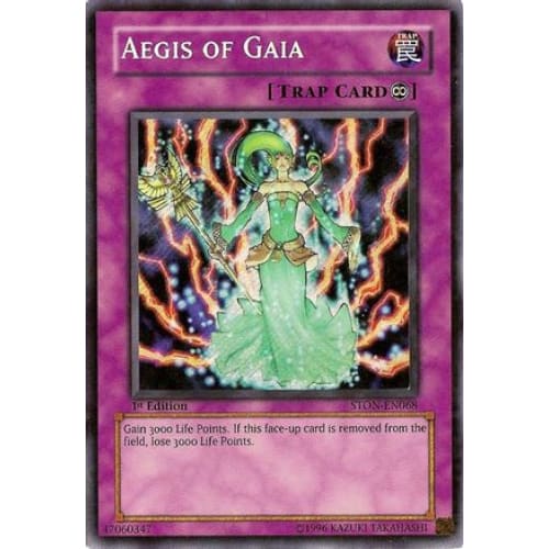 Aegis of Gaia (STON-EN068) Secret Rare Unlimited - Single
