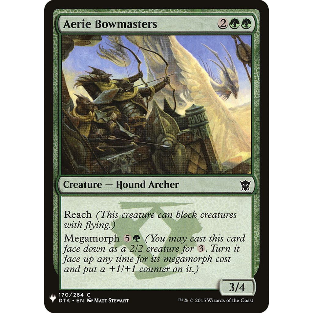 Aerie Bowmasters (PLST-DTK-170) - Single
