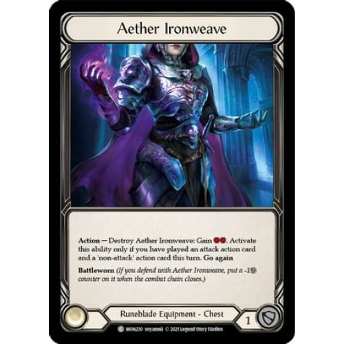 Aether Ironweave (MONARCH) 1st Edition - Single