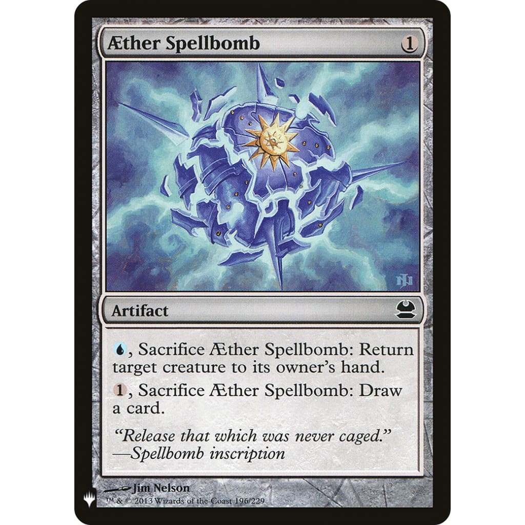 Aether Spellbomb (PLST-MMA-196) - Single