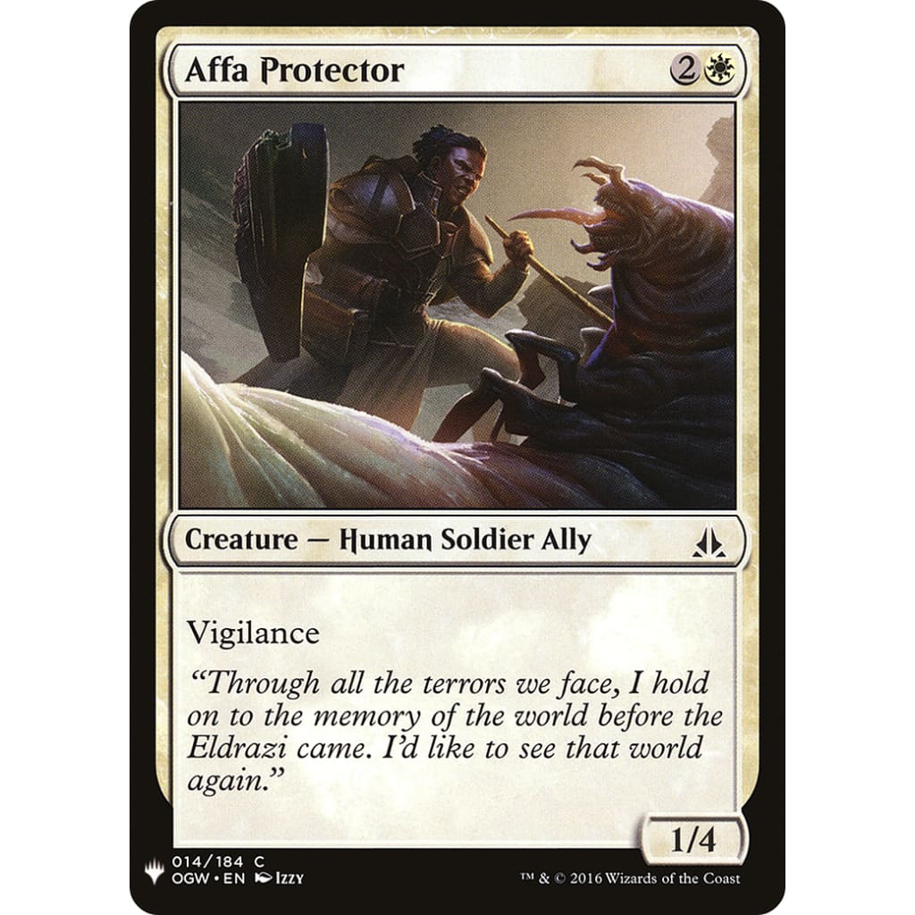 Affa Protector (PLST-OGW-14) - Single