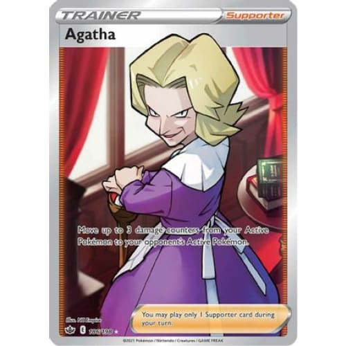 Agatha (186/198) Ultra Rare Holofoil - Single