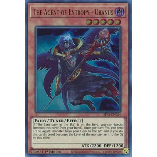 The Agent of Entropy - Uranus (GFP2-EN054) Ultra Rare 1st
