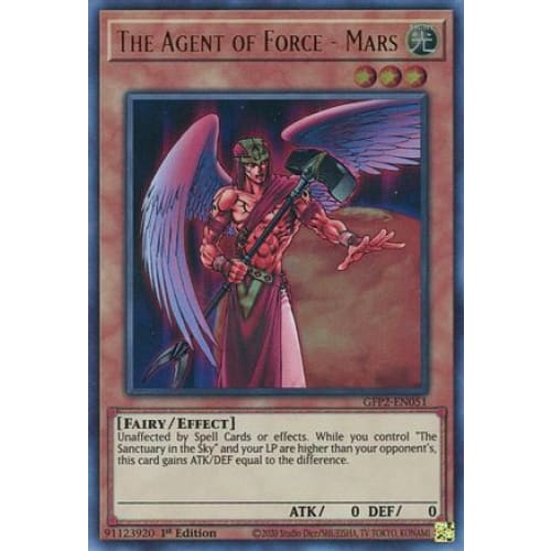 The Agent of Force - Mars (GFP2-EN051) Ultra Rare 1st