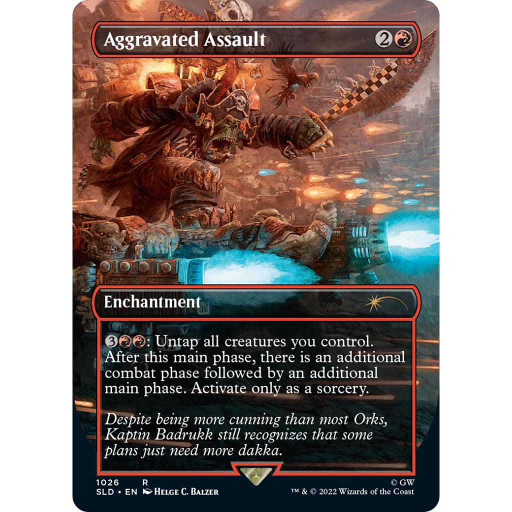 Aggravated Assault (SLD-1026) (Borderless) Foil - Single
