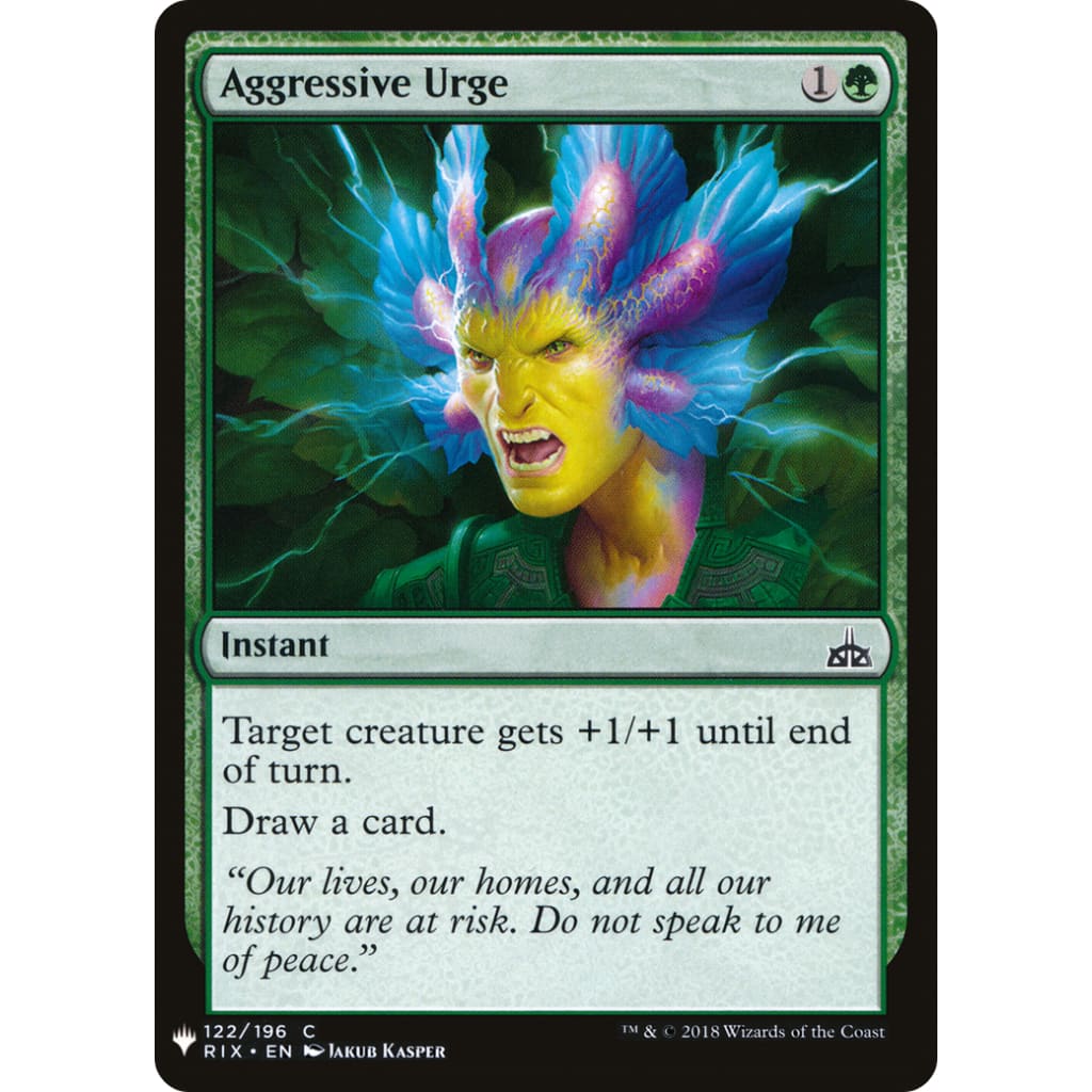 Aggressive Urge (PLST-RIX-122) - Single