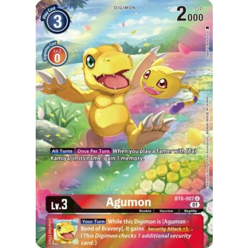 Agumon (Alternate Art) (BT6-007 U) Uncommon Foil - Single